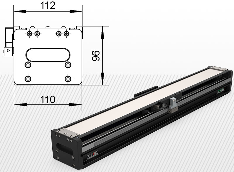 MLO 110 lineáris egység, lineár motor, lineár aktuátor